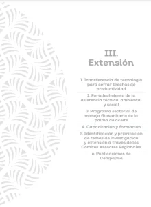 Portada de la Sección III: "Incrementar la Productividad del Cultivo y del Proceso Agroindustrial"