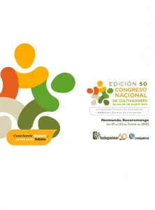 Portada del '50 Congreso Nacional de Cultivadores de Palma de Aceite 2022', celebrado en Neomundo, Bucaramanga.